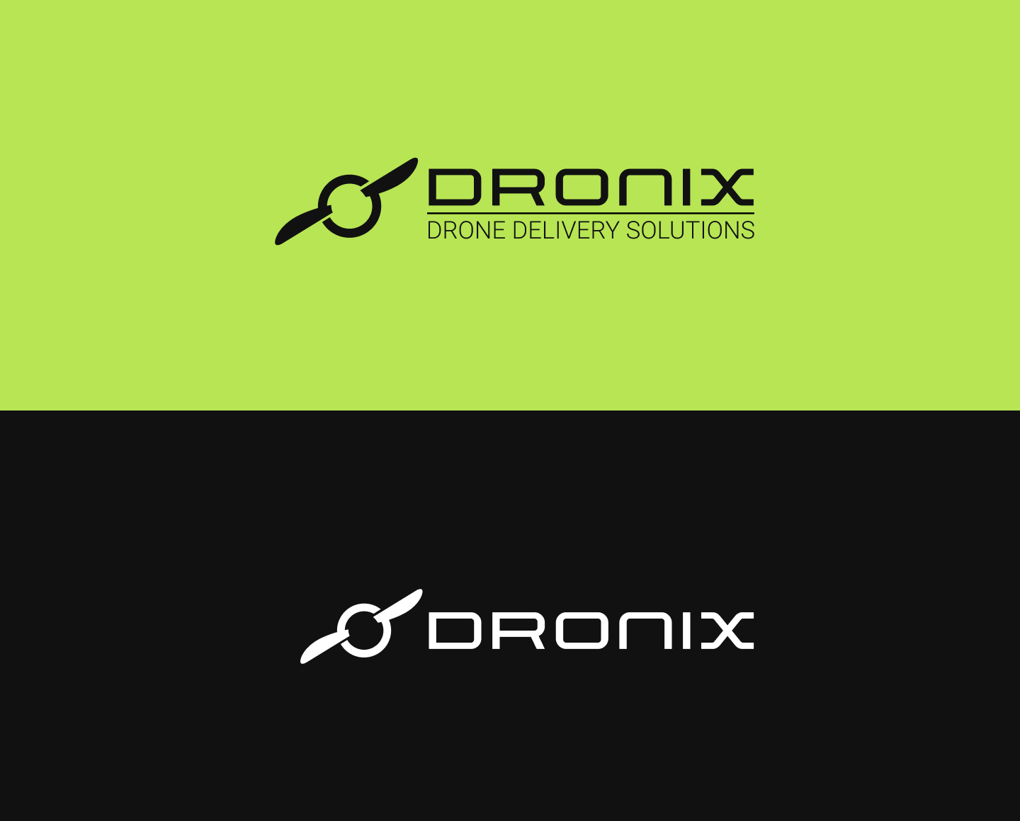 Dronix logo design color