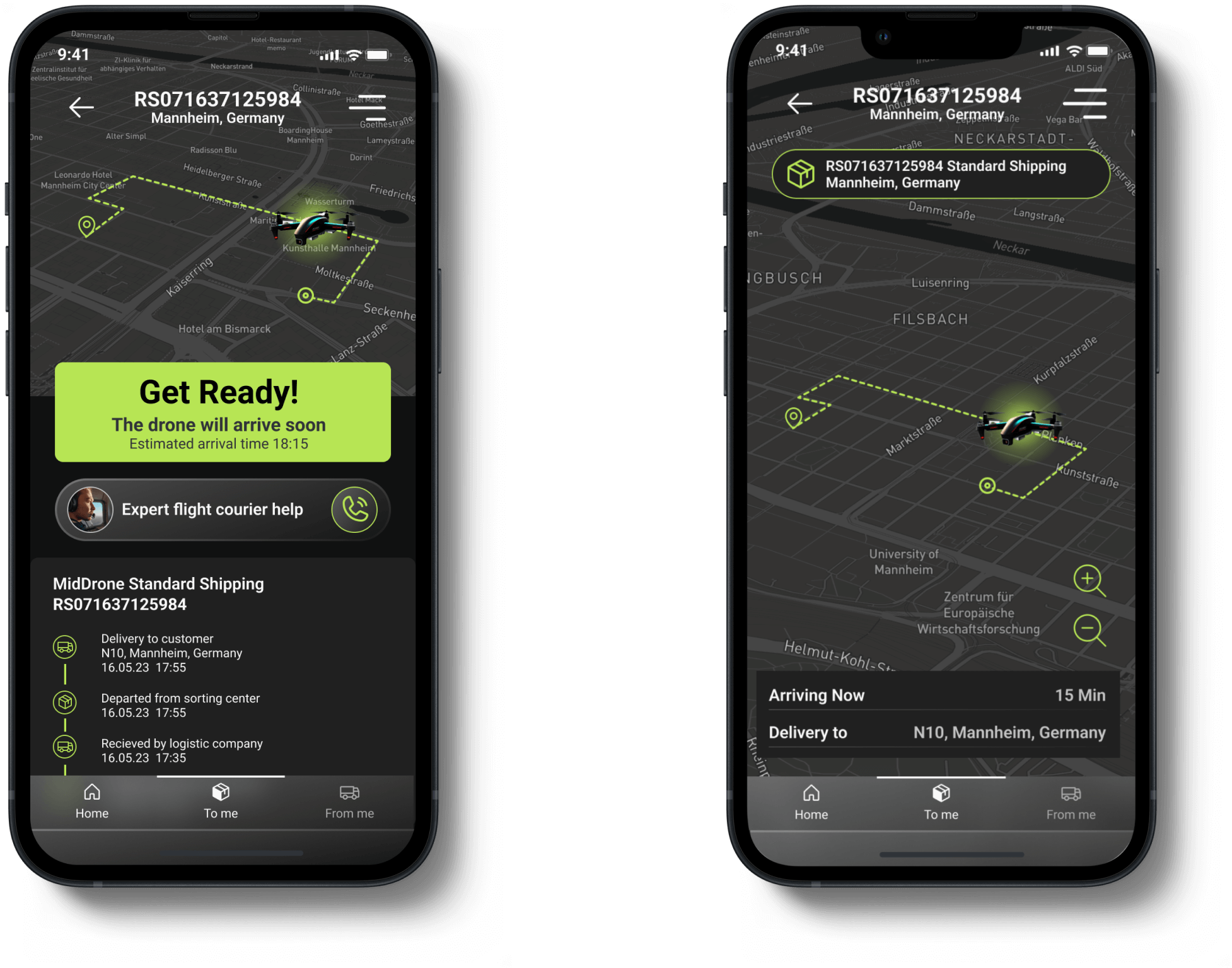 Dronix live tracking