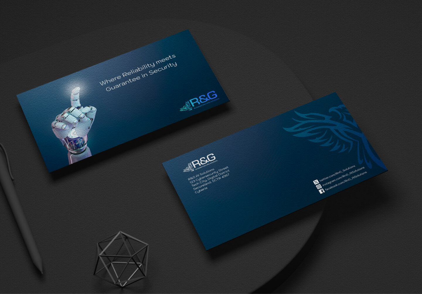 R&G business cards