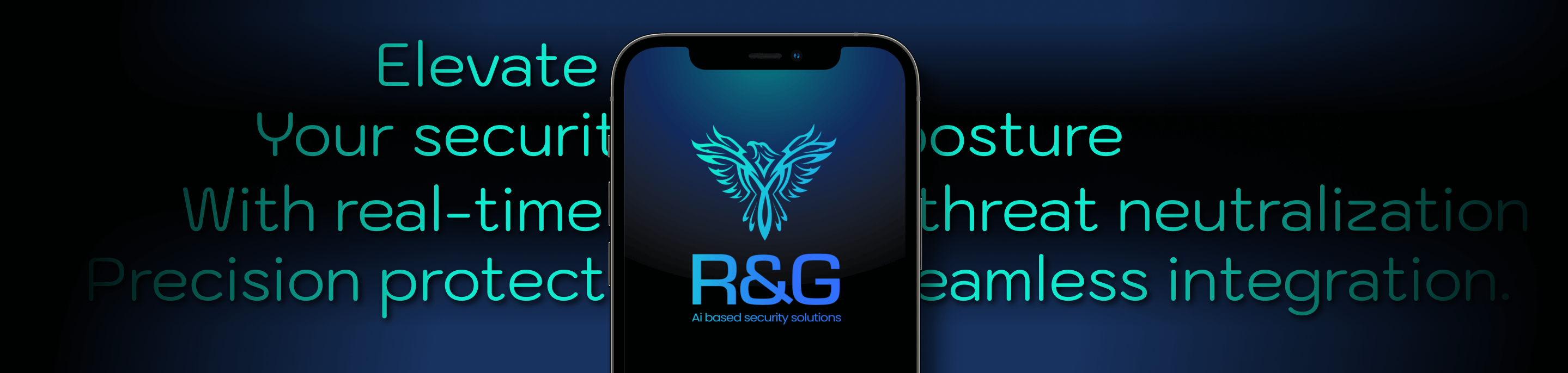 R&G logo mockup