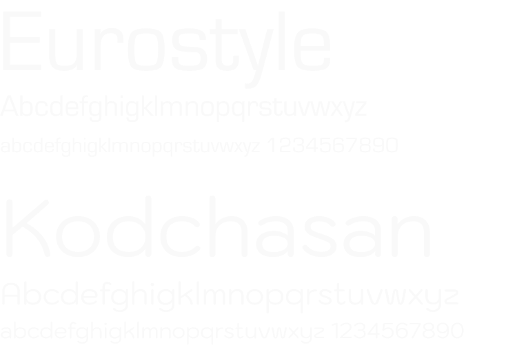 R&G typography